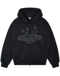 BROKEN PLANET - Zip-Up Graphic Hoodie - Lyst
