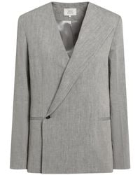 Loulou de Saison - Asymmetric Lapel Jacket - Lyst