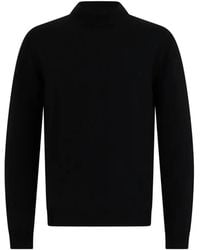 Slowear - High-Neck Fine-Knit Sweater - Lyst
