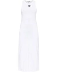 Munthe - Ribbed Sleeveless Midi Dress - Lyst