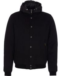 Moorer - Removable-Hood Padded Jacket - Lyst