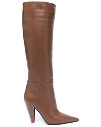 3Juin - 105mm Leather Knee-length Boots - Lyst