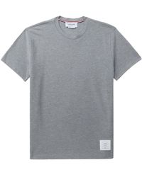 Thom Browne - T-shirt con dettaglio a 4 righe - Lyst