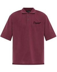 DSquared² - Polo With Embroidered Logo - Lyst