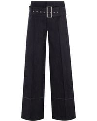 10 Corso Como - Belted Wide-Leg Trousers - Lyst