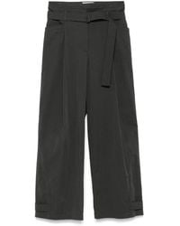Low Classic - Double-Belted Trousers - Lyst
