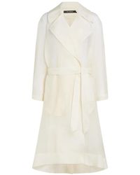KARL LAGERFELD - Organza Trench Coat - Lyst