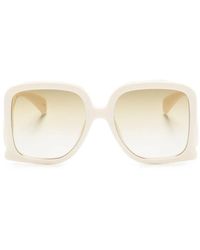 Gucci - Interlocking-G Oversize-Frame Sunglasses - Lyst