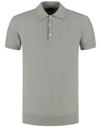 Brioni - Cotton And Cashmere Polo Shirt - Lyst