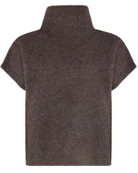 P.A.R.O.S.H. - Ribbed Wool Turtleneck Sweater - Lyst