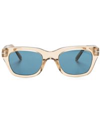 Tom Ford - Snowdon Square-frame Sunglasses - Lyst