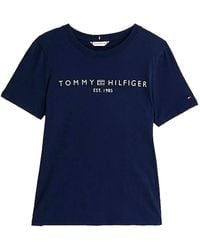 Tommy Hilfiger - Logo Crew Neck T-Shirt - Lyst