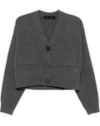 Proenza Schouler - Cardigan mit geknöpfter Tasche - Lyst