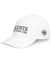 Lacoste - Casquette Roland Garros À Logo Brodé - Lyst