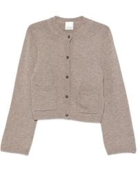 Allude - Button-Up Patch-Pocket Cardigan - Lyst