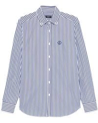 Herno - Gestreept Overhemd Met Lange Mouwen - Lyst
