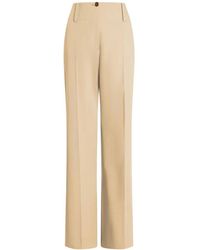 Patou - Large Belt Straight Trousers - Lyst