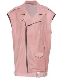 Rick Owens - Leren Bikerjack - Lyst