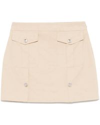 Liu Jo - Adjustable-Slits Mini Skirt - Lyst