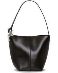 JW Anderson - Small Corner Leather Bucket Bag - Lyst