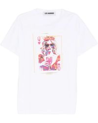 Les Hommes - Printed T-Shirt - Lyst