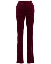 Ralph Lauren - Macy Velvet Trousers - Lyst