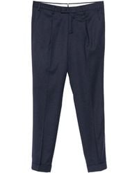 PT Torino - Virgin Wool Blend Straight-Leg Trousers - Lyst