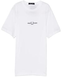 Fred Perry - T-Shirt Met Ronde Hals - Lyst