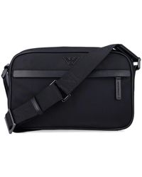 Emporio Armani - Logo-Plaque Crossbody Bag - Lyst