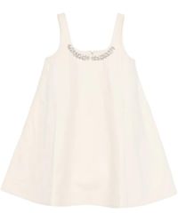 Simone Rocha - Embellished A-Line Mini Dress - Lyst