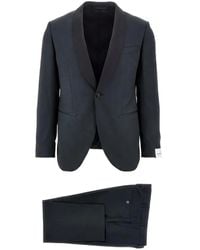 Luigi Bianchi - Shawl-Lapel Single-Breasted Wool Suit - Lyst