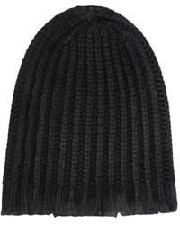 Avant Toi - Distressed Knitted Beanie - Lyst