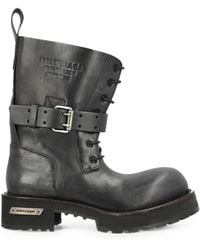 Balenciaga - Venom Lace-Up Boots - Lyst