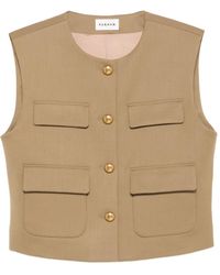 P.A.R.O.S.H. - Button-Fastening Pocketed Waistcoat - Lyst