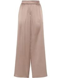 Brunello Cucinelli - Silk-Satin Trousers - Lyst