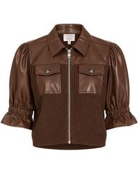 Cinq À Sept - Chaqueta Holly Con Panel De Punto - Lyst