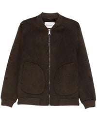Amaranto - Zip-Up Bomber Jacket - Lyst