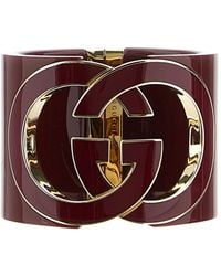 Gucci - Interlocking-G Cut-Out Bangle - Lyst