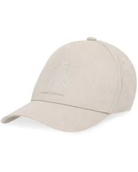 ARMANI EXCHANGE - Rhinestone-Embellished Logo-Print Baseball Cap - Lyst