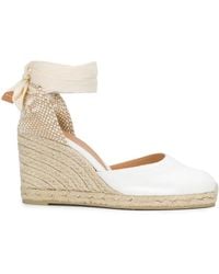 Castañer - 'Carina' And Canvas Closed-Toe Espadrilles - Lyst