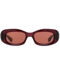 Jacques Marie Mage - Ann Oval-Frame Sunglasses - Lyst