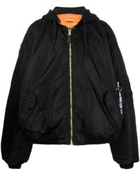 Vetements - Chaqueta Bómber Con Capucha - Lyst