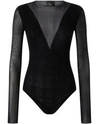 Pinko - Body Con Cuello En V - Lyst