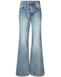 Lois - Faded Flared Jeans - Lyst