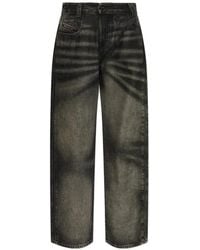 DIESEL - High-Waist 1982 D-Hakou Relaxed Jeans - Lyst