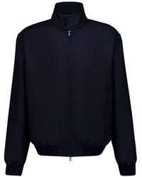 Gucci - Wool Twill Zip Jacket With Logo Detail - Lyst