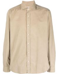 Tintoria Mattei 954 - Spread-collar Cotton-blend Shirt - Lyst