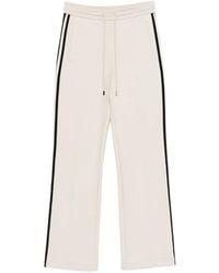 Max Mara - Max Mara Side Stripe Cotton Trousers - Lyst