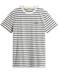 Woolrich - T-Shirt A Righe - Lyst