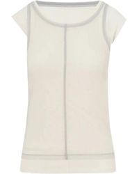 LA PISCINE - Seam-Detail T-Shirt - Lyst